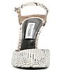 Color:Snake - Image 4 - Suspend-R Rhinestone Snake Print Leather Point Toe Dress Mules