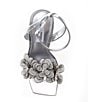 Color:Silver Metallic - Image 5 - Ulyana Flower Dress Sandals