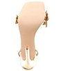 Color:Gold - Image 6 - Utopia Metallic Butterfly Embellished Ankle Wrap Dress Sandals