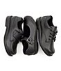 Color:Black - Image 6 - Boys' Laurence SR Leather Alternative Closure Shoes (Toddler)