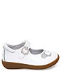 Color:White - Image 2 - Girls' Holly Patent Floral Accent Mary Janes (Infant)