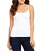 Color:White - Image 1 - Seamless Scoop Neck Sleeveless Camisole