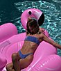 Color:Pink - Image 4 - Luxe Ride-On Flamingo Float