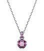 Color:February - Image 1 - Birthstone Crystal Pendant Necklace