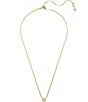 Color:Gold - Image 4 - Imber Short Pendant Necklace