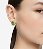 Color:Green - Image 4 - Millenia Green Octagon Cut Stud Earrings