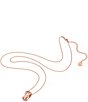 Color:Rose Gold - Image 1 - Twist Crystal Pendant Necklace
