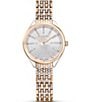 Color:Rose Gold - Image 1 - Women's Attract Quartz Analog Two Tone Stainless Steel Bracelet Watch