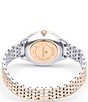Color:Rose Gold - Image 2 - Women's Attract Quartz Analog Two Tone Stainless Steel Bracelet Watch