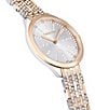 Color:Rose Gold - Image 5 - Women's Attract Quartz Analog Two Tone Stainless Steel Bracelet Watch