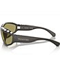 Color:Dark Grey/Green - Image 3 - Women's SK6009 73mm Wrap Sunglasses