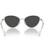Color:Dark Grey - Image 4 - Women's SK7014 58mm Cat Eye Sunglasses