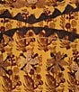 Color:Golden - Image 5 - Sitara Long Bishop Sleeve Floral V-Neck Top