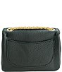 Color:Black - Image 2 - Pebbled Leather Micro Crossbody Bag