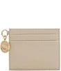 Color:Ivory - Image 1 - Anna Leather Credit Card Case