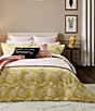 Color:YELLOW - Image 1 - Baroque Floral Collection Comforter Mini Set