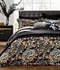 Color:Multi - Image 1 - Feathers Collection Feather Printed Comforter Mini Set