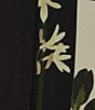 Color:Black Multi - Image 3 - Gretia Patchwork Floral Print Crew Neck Long Sleeve A-Line Midi Dress