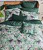 Color:Sage - Image 2 - Kingdom Tiger Botanical Pattern Comforter Mini Set