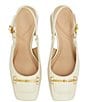 Color:Smooth White - Image 6 - Mia Icon Leather Slingback Pumps