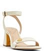 Color:Smooth White - Image 1 - Milly Icon Leather Dress Sandals