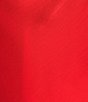 Color:Red - Image 4 - Misrina Crinkle Satin Cowl Draped Neck Cap Sleeve Blouse