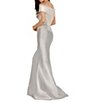 Color:Champagne Rose - Image 2 - Beaded Off-the-Shoulder Mermaid Gown