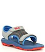 Color:Drizzle/Dark Gull Grey - Image 1 - Boys' Psyclone XLT Sandals (Infant)