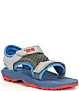 Color:Drizzle/Dark Gull Grey - Image 1 - Boys' Psyclone XLT Sandals (Toddler)