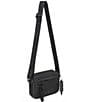 Color:Black - Image 4 - Ella Featherweight Nylon Camera Crossbody Bag