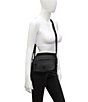 Color:Black - Image 5 - Ella Featherweight Nylon Camera Crossbody Bag