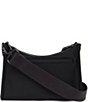 Color:Black - Image 2 - Gigi Neoprene Top Zip Crossbody Bag