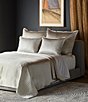 Color:Silver - Image 2 - Charmeuse Channel Quilt Pillow
