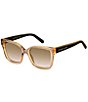 Color:Brown - Image 1 - The Marc Jacobs Square Gradient Sunglasses