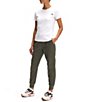 Color:New Taupe Green - Image 3 - Aphrodite Internal Drawstring Joggers