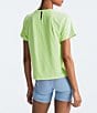 Color:Astro Lime - Image 2 - Dune Sky Jersey Knit Crew Neck Short Sleeve Tee Shirt