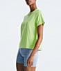 Color:Astro Lime - Image 3 - Dune Sky Jersey Knit Crew Neck Short Sleeve Tee Shirt