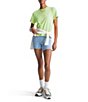 Color:Astro Lime - Image 4 - Dune Sky Jersey Knit Crew Neck Short Sleeve Tee Shirt