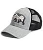 Color:Light Grey Heather Bear - Image 1 - Embroidered Mudder Trucker Hat