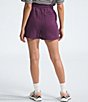 Color:Black Currant Purple - Image 2 - Evolution Elastic Waist Side Pocket Embroidered Logo Shorts
