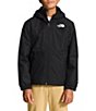 Color:TNF Black - Image 1 - Little/Big Boys 6-16 Long Sleeve Warm Storm Rain Jacket