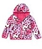 Color:Mr. Pink - Image 3 - Little/Big Girls 2T-7 Long Sleeve Reversible ThermoBall Jacket
