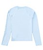Color:Steel Blue - Image 2 - Little/Big Girls 6-16 Long Sleeve Amphibious Sun T-Shirt
