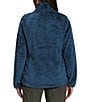 Color:Shady Blue - Image 2 - Osito Long Sleeve Raschel Fleece Jacket