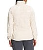 Color:Gardenia White - Image 2 - Osito Long Sleeve Raschel Fleece Jacket