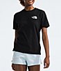 Color:TNF Black/TNF White - Image 1 - Places We Love Half Dome Graphic Print Crew Neck Short Sleeve Tee Shirt