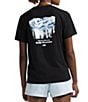 Color:TNF Black/TNF White - Image 2 - Places We Love Half Dome Graphic Print Crew Neck Short Sleeve Tee Shirt