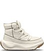 Color:Gardenia White/Sandstone - Image 1 - Women's Halseigh Thermoball Lace Waterproof Leather Platform Booties