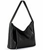 Color:Black - Image 2 - Brook Hobo Leather Bag