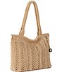 Color:Bamboo - Image 3 - Gen Crafted Classic Crochet Carryall Tote Bag